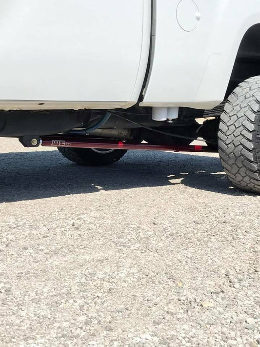 Wehrli Custom Fabrication WCF100851-RED RCLB/CCSB/ECSB 60in Traction Bar Kit WCFab Red for 2011-2019 Chevrolet Silverado / GMC Sierra 2500 HD / 3500 HD Duramax