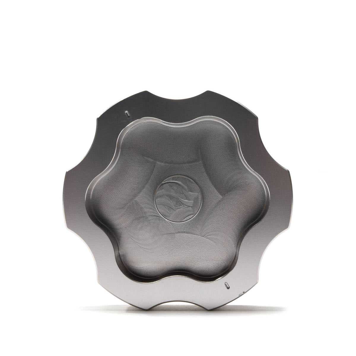 Wehrli Custom Fabrication WCF100149 Billet Power Steering Reservoir Cap Clear Anodized for 2017-2026 Ford F-250 / F-350 Super Duty 6.7L Power Stroke