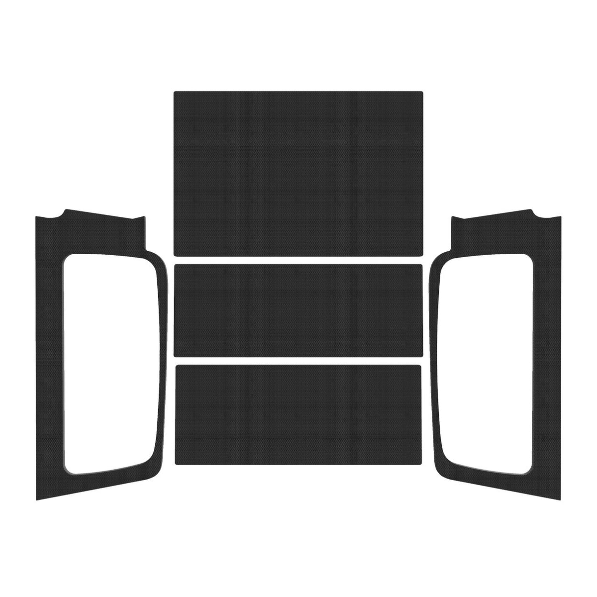 DEI for 2004-2006 Jeep Wrangler LJ Unlimited Headliner Complete Kit - Black