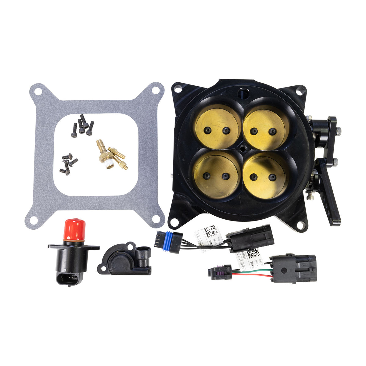 FAST 307603B 4150 Throttle Body with IAC TPS and Harness Black