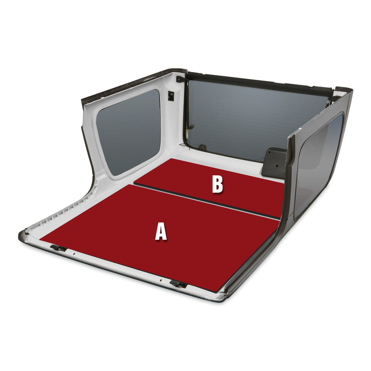 DEI for 1997-2006 Jeep Wrangler TJ 2-Door Boom Mat Headliner - 2 Piece - Gray