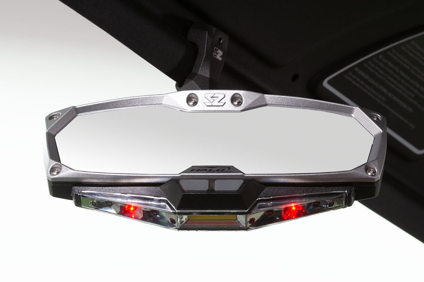 Seizmik 04+ Can/Hon/Yam Halo-RA LED Rear View Mirror - 2 in. Clamp Pair 56-18020