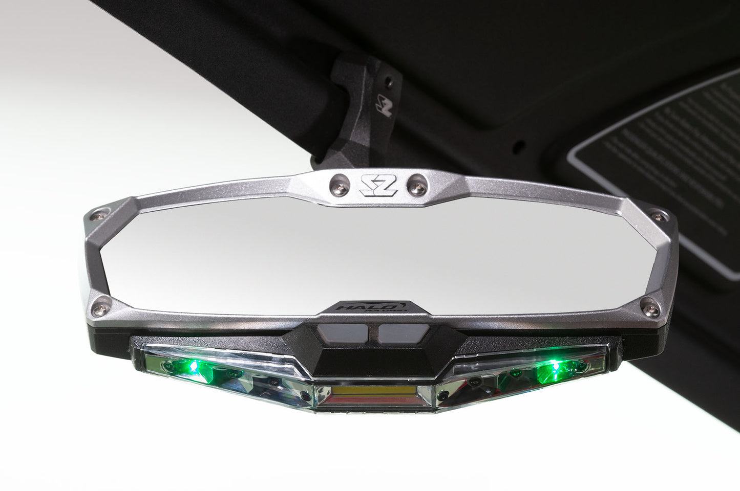 Seizmik 03+ A Cat/CFM/Hon/Kaw/Pol/Yam Halo-RA LED Rear View Mirror - 1.75 in. Clamp Pair 18019