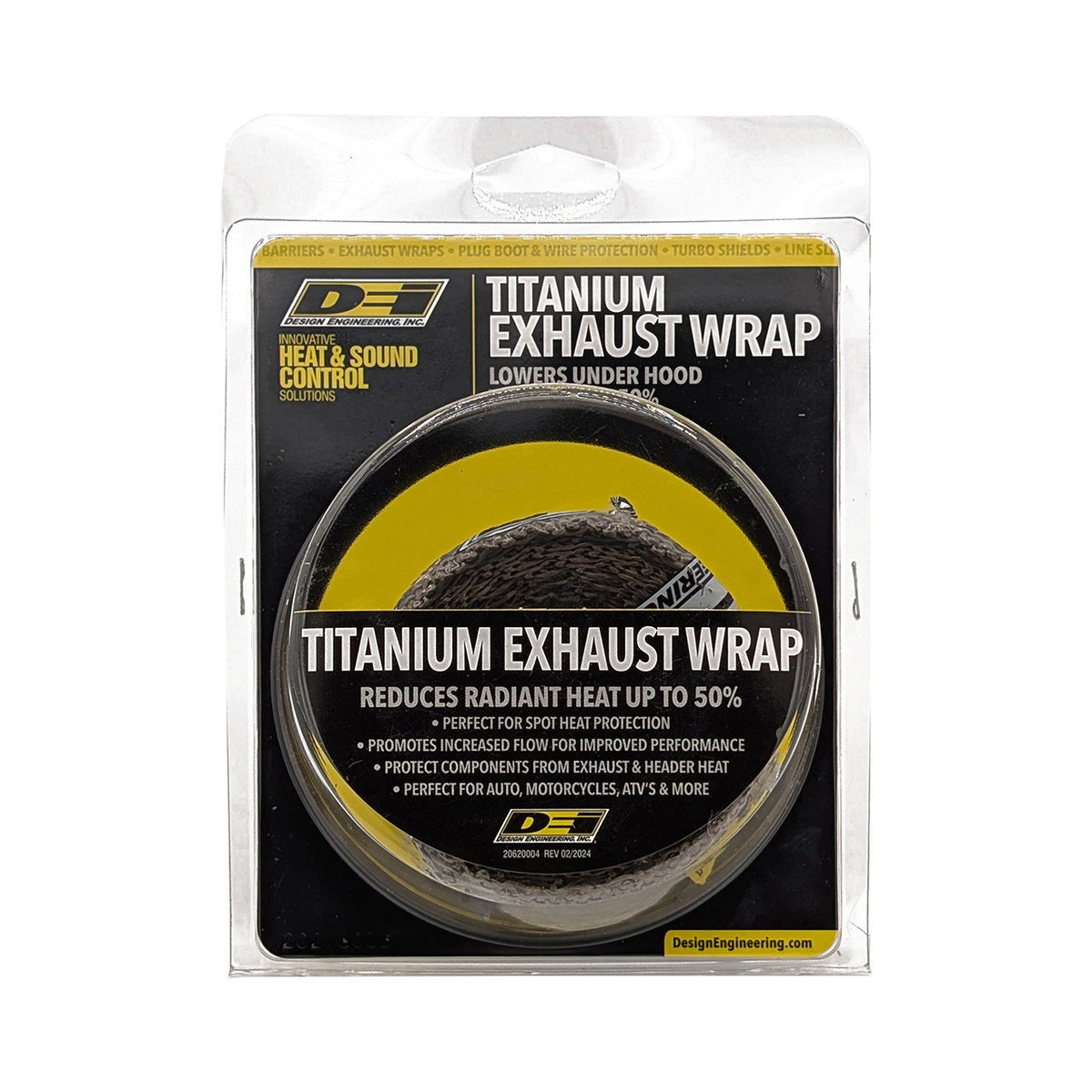 DEI Exhaust Wrap 2in x 15ft - Titanium