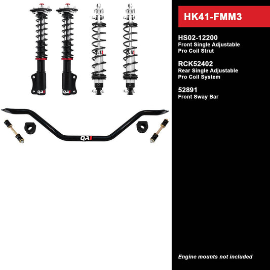 QA1 90-93 Ford Mustang Level 1 Handling Kit w/ Shocks