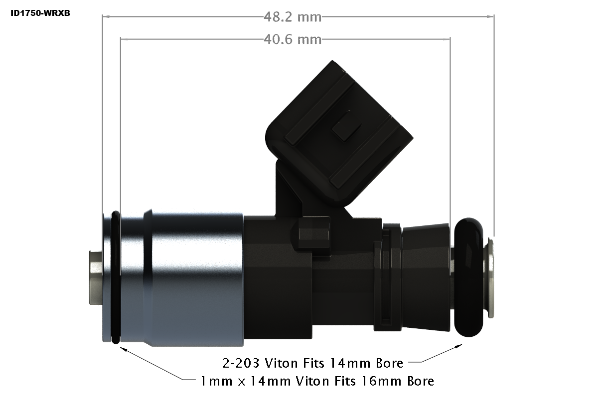 Injector Dynamics 1750.48.11.WRX.4 Set of 4 ID1750-XDS Fuel Injectors
