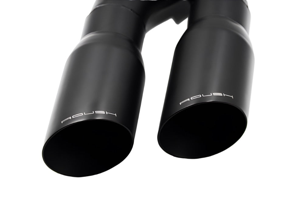 Roush 5.0L 4in Black Exhaust Y Tip Kit for 21-24 Ford F-150 422319
