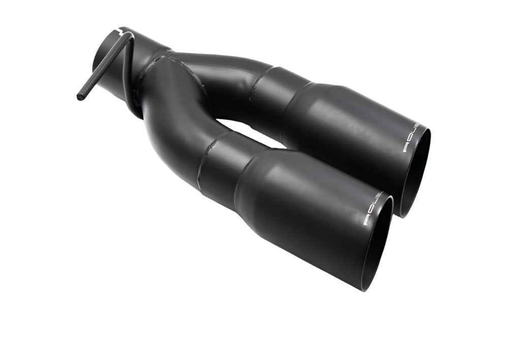 Roush 5.0L 4in Black Exhaust Y Tip Kit for 21-24 Ford F-150 422319
