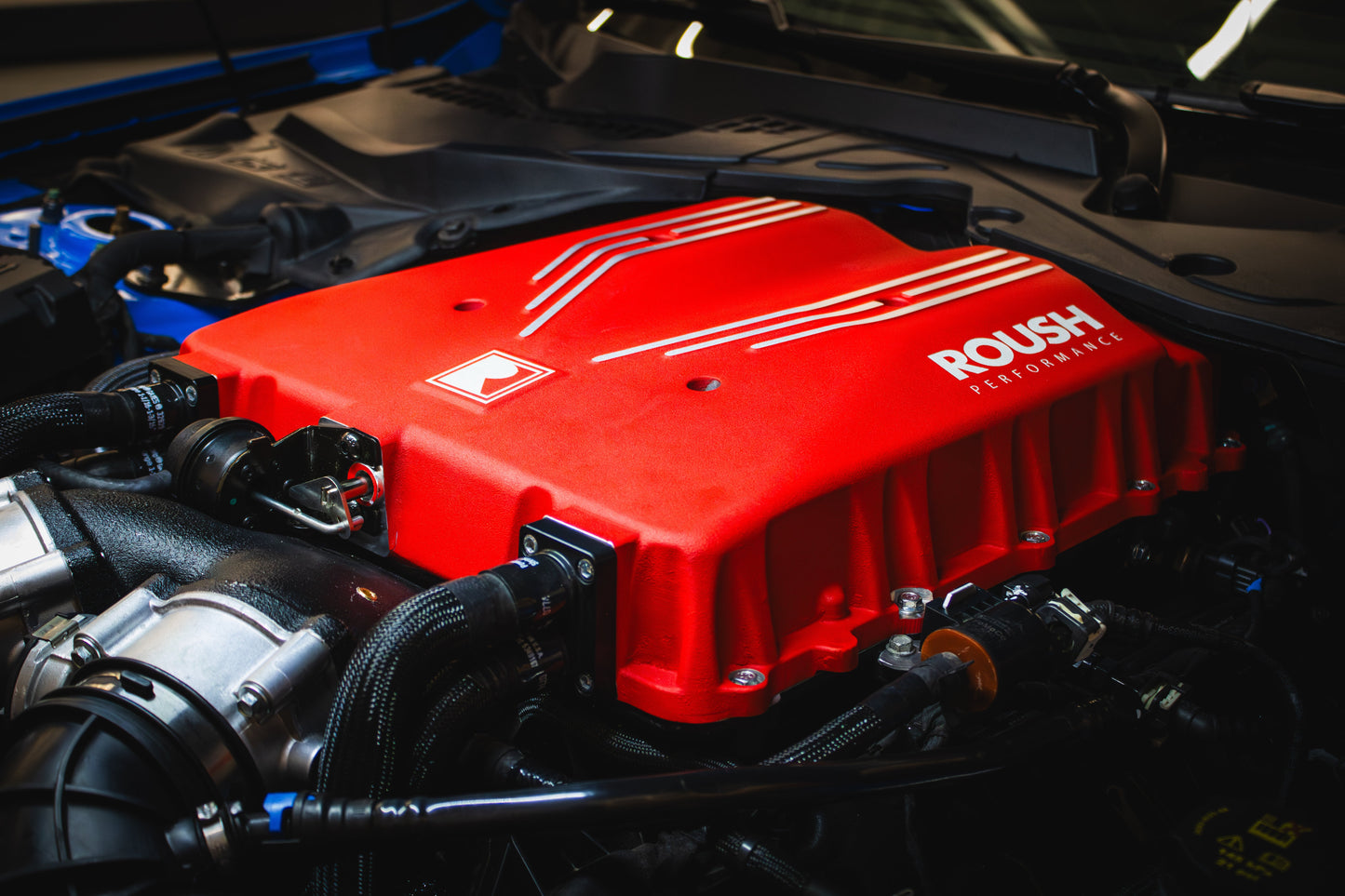 Roush 5.0L Supercharger Kit 810 HP for 2026 Ford Mustang 422350