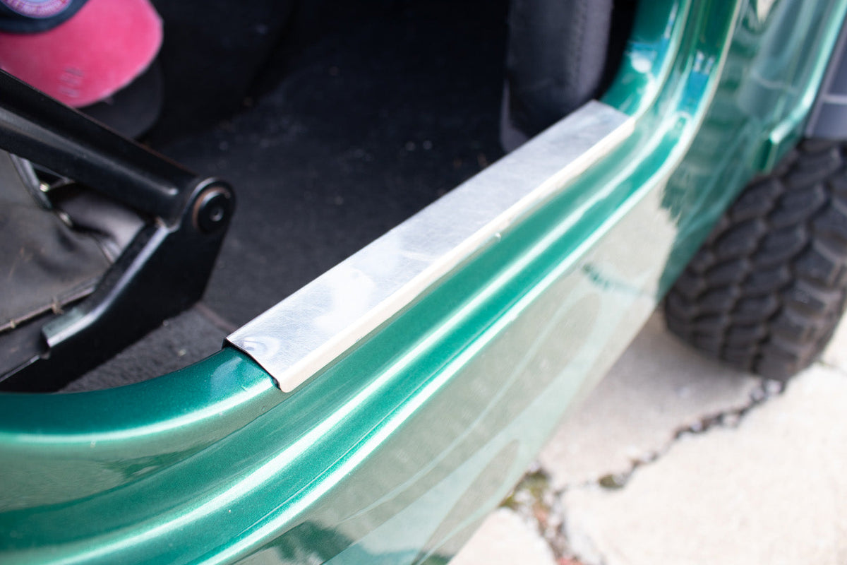 Kentrol 30416 Entry Guards Pair for 1976-1995 Jeep CJ Wrangler YJ - Polished Silver