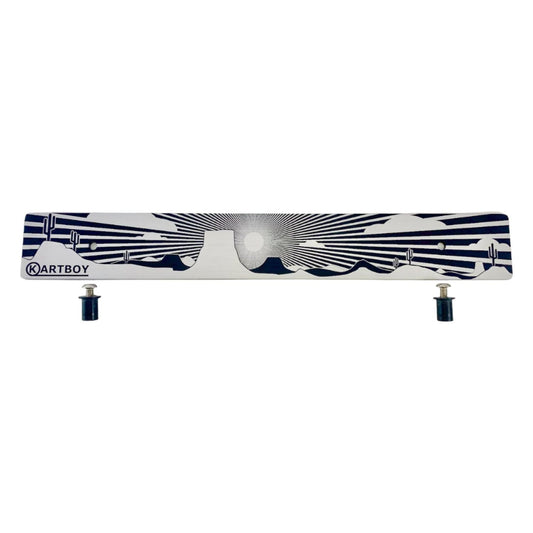 Kartboy Subaru License Plate Delete - Black Desert Rising Sun KB-055-PL-BLK-RSUN