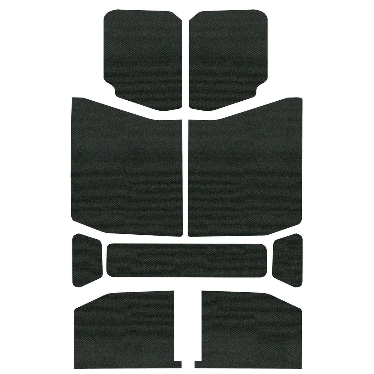DEI for 2018-2023 Jeep Wrangler JL 4-Door Boom Mat Headliner - 9 Piece - Black