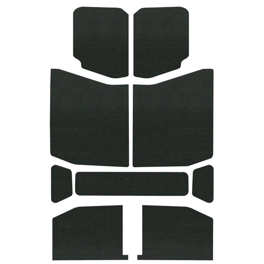 DEI for 2018-2023 Jeep Wrangler JL 4-Door Boom Mat Headliner - 9 Piece - Black