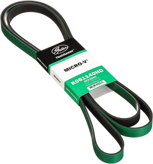 Gates K061140HD FleetRunner Micro-V Belt for 1992-1993 Ford F-250 F-350