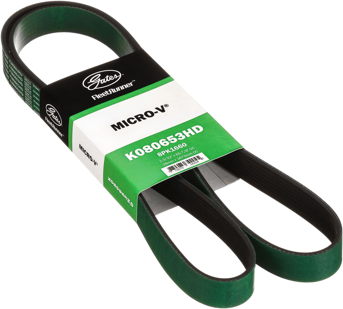 Gates K080653HD FleetRunner Micro-V Belt for 1995 Dodge Ram 2500 3500 5.9L