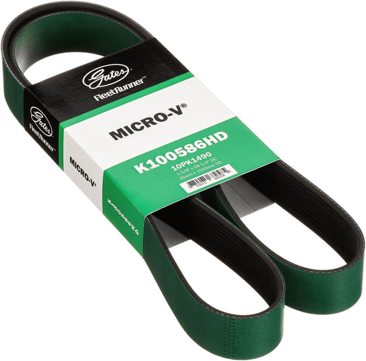 Gates K100586HD FleetRunner Micro-V Belt 10 Rib 58.66in