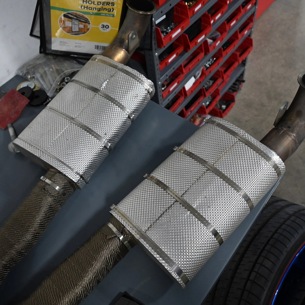 DEI Universal Muffler Shield Kit