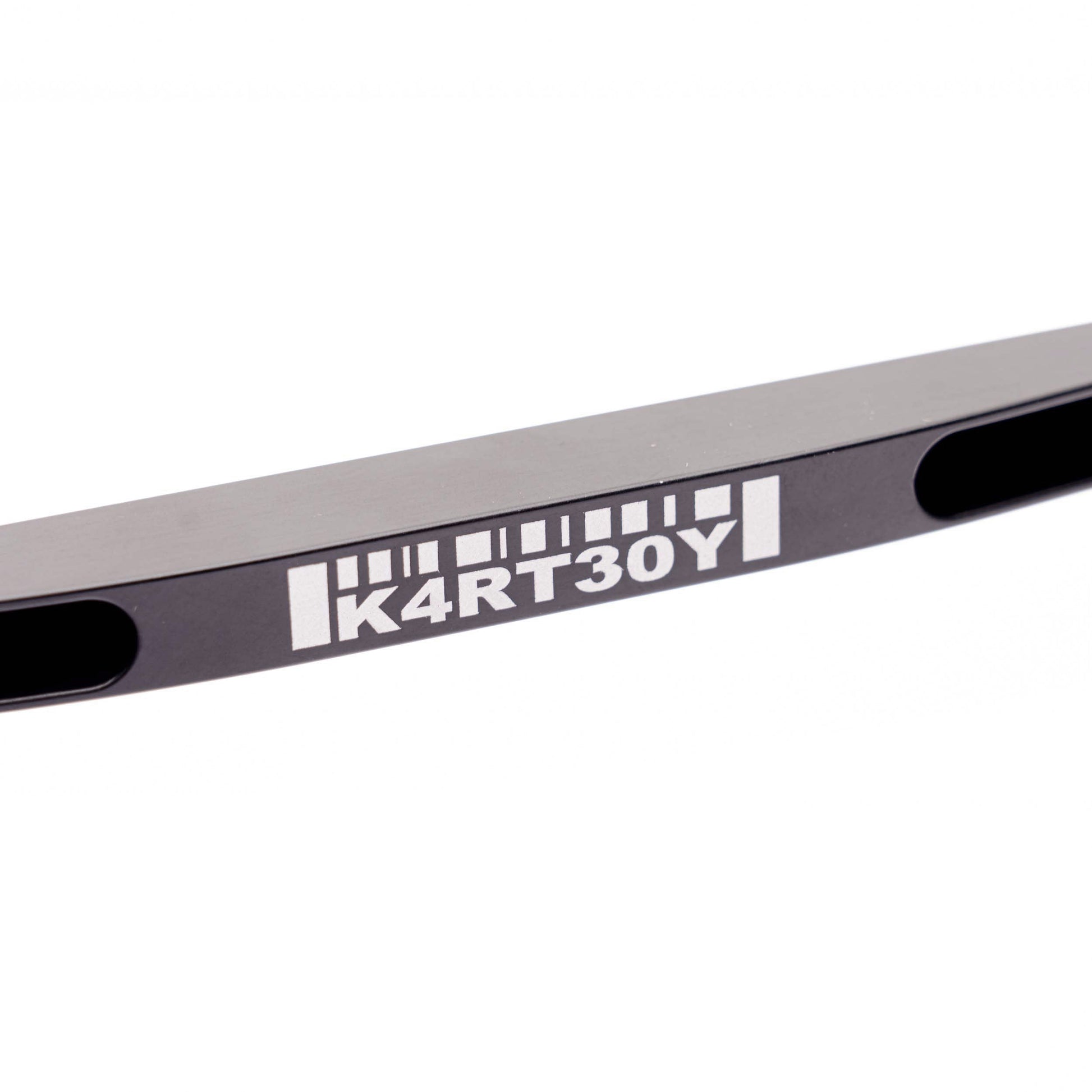Kartboy Subaru Battery Tiedown - Black Anodized KB-100-BT