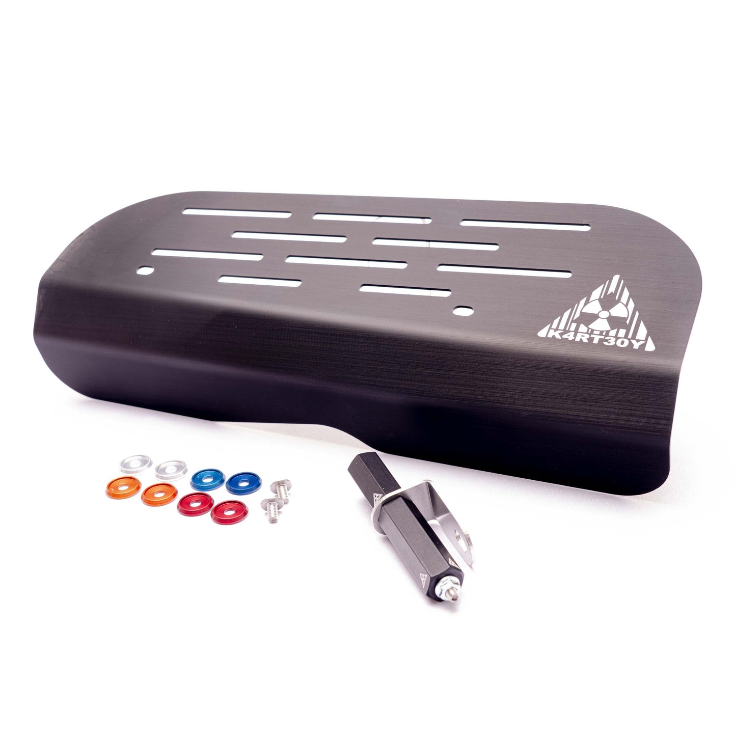 Kartboy 02-14 Subaru WRX Alternator Cover - Black Anodized KB-100-ALT-EJ-AL - Fits Saab