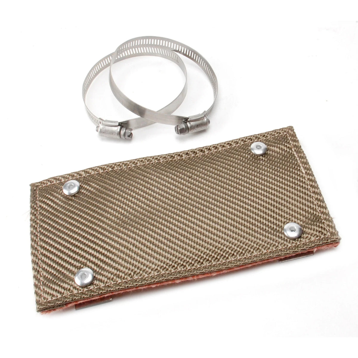 DEI Pipe Shield with Stainless Steel Clamps - 4in x 8in - Titanium