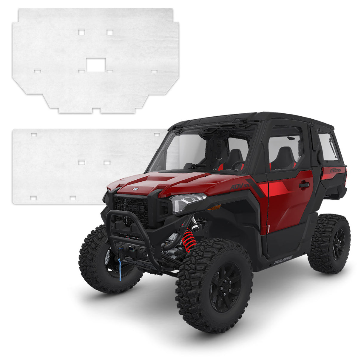 DEI for 2024-2026 Polaris Xpedition ADV 2-Door Roof Insulation Kit