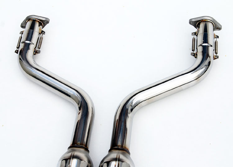 Invidia HS03IG3GID 03-07 Infiniti G35 Coupe Gemini Rolled Titanium tip Cat-back Exhaust
