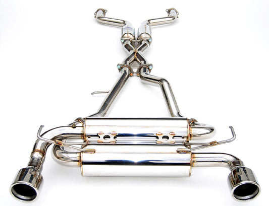 Invidia HS07IG7GIS 07-13 Infiniti G37 Coupe Gemini Rolled S.S. tips Cat-back Exhaust
