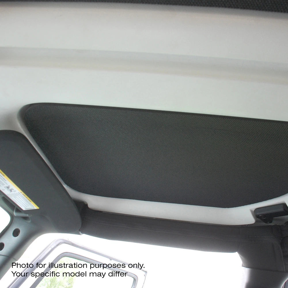 DEI for 2020-2022 Jeep Gladiator JT 4-Door Boom Mat Complete Headliner Kit - 7 Piece - Black