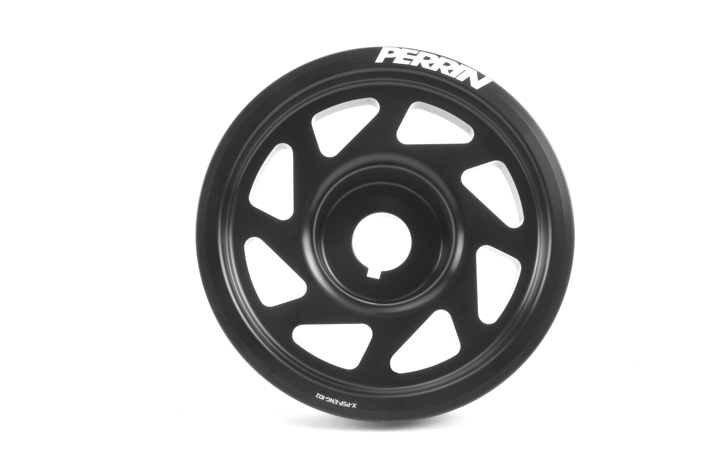 PERRIN 93-14 Subaru Impreza (Incl. 02-14 WRX) / 04-21 STI (w/o AC) Lightened Crank Pulley - Black