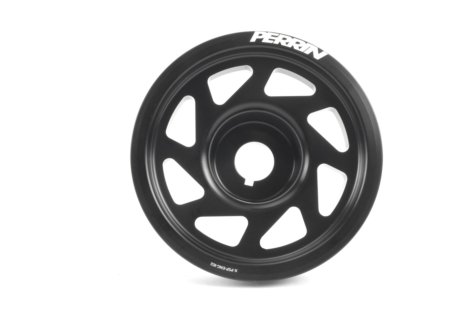 PERRIN 93-14 Subaru Impreza (Incl. 02-14 WRX) / 04-21 STI (w/o AC) Lightened Crank Pulley - Black