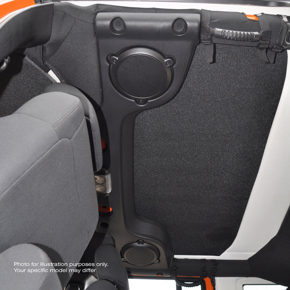 DEI for 2018-2023 Jeep Wrangler JL 4-Door Boom Mat Headliner - 9 Piece - Gray