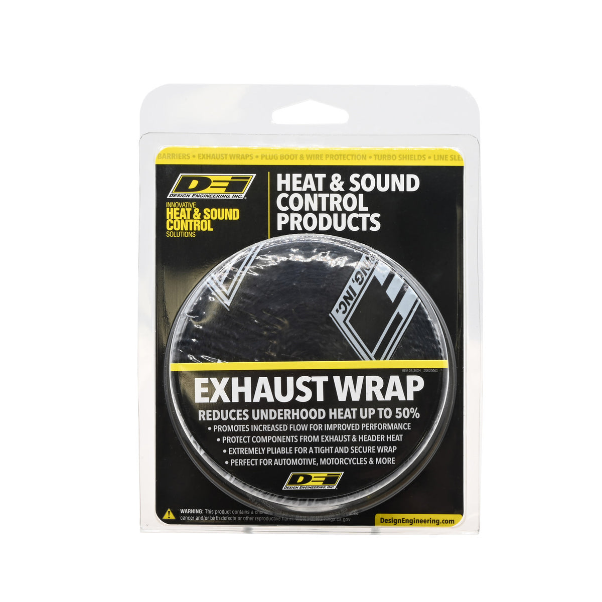 DEI Exhaust Wrap 2in x 25ft - Titanium - Black