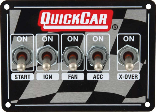 QuickCar Dual Ignition 5 Switches w/3 Wheel Brake