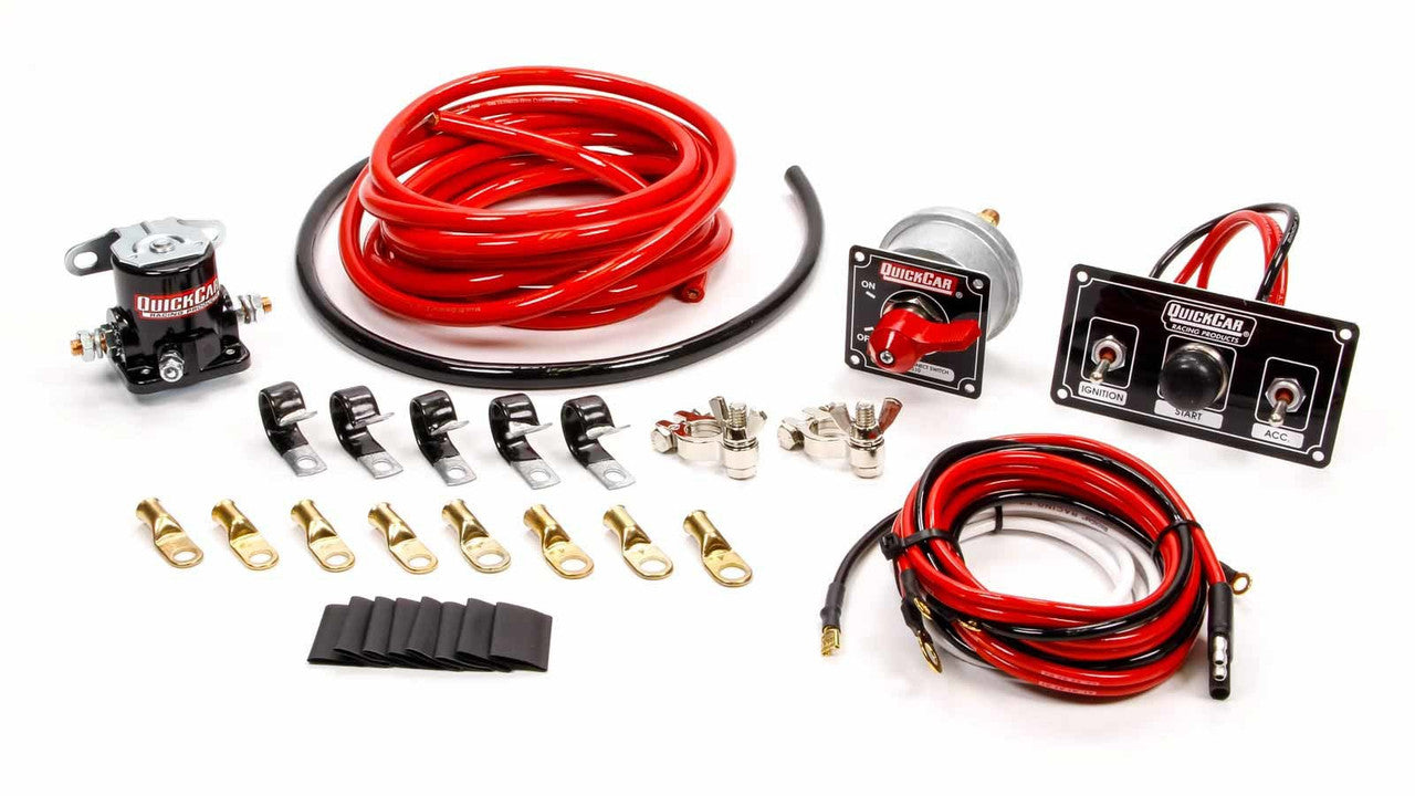 QuickCar 4 AWG Wiring Kit w/50-820 Switch Panel