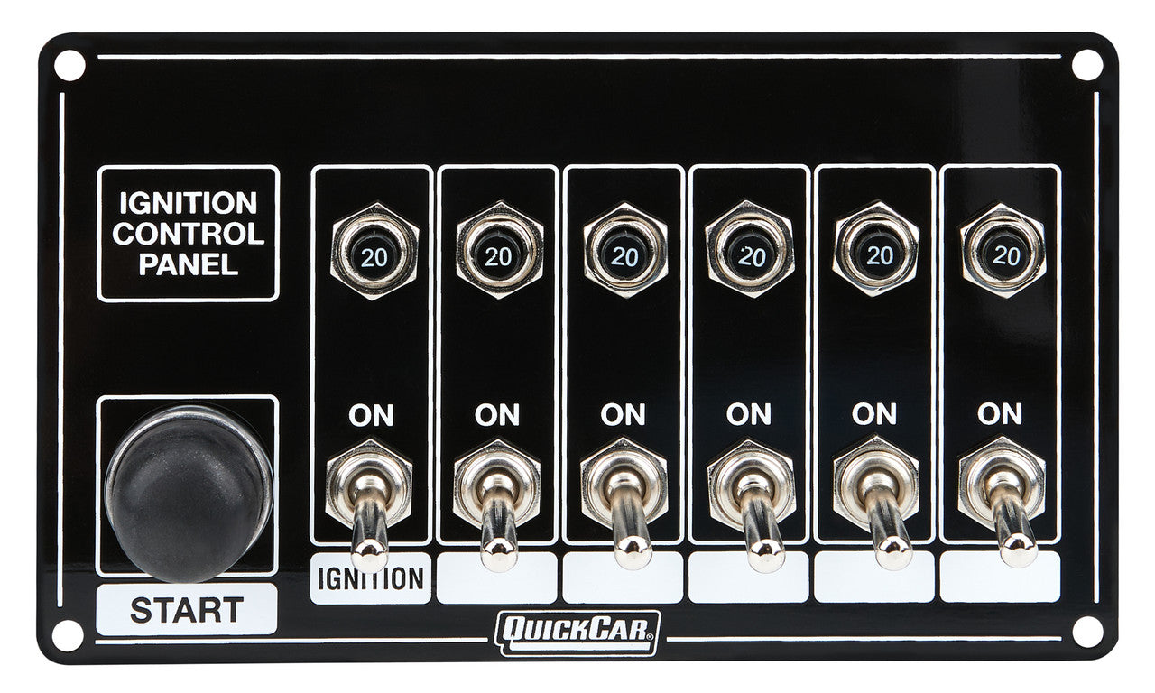 QuickCar 6 Switches & 1 Button w/Breakers