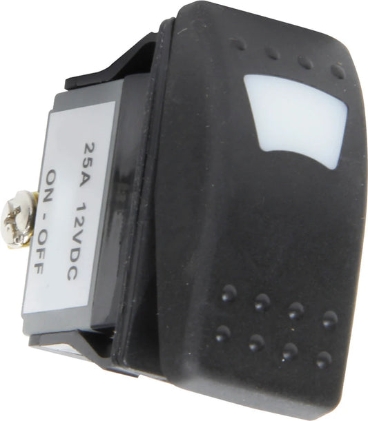 QuickCar On/Off Amber Lit Rocker Switch