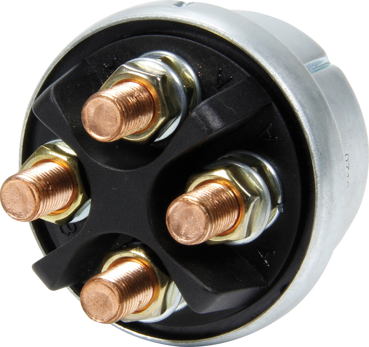QuickCar High Current Alternator Master Disconnect Switch with Black Plate