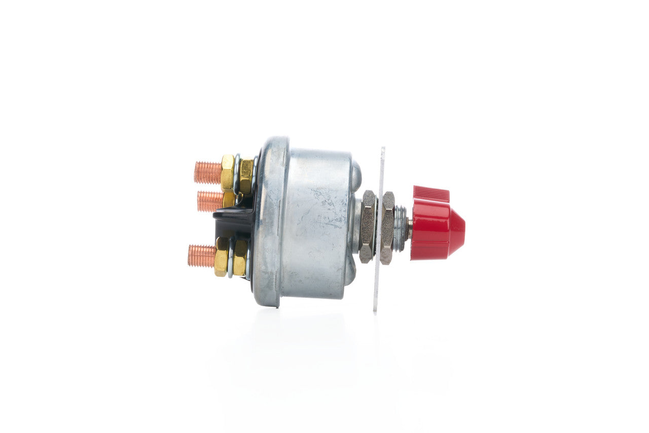 QuickCar Battery Switch - Silver Plate, 250 Amp, 3-Post
