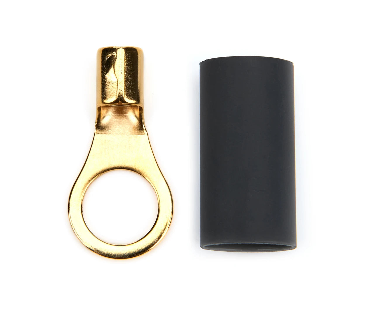QuickCar 3/8" Ring Terminal 12-10 Ga. with heat shrink Pair