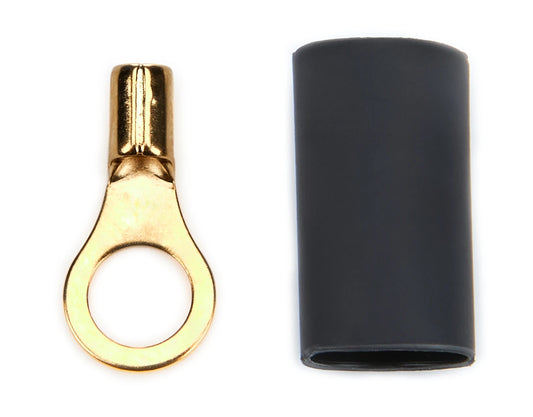 QuickCar #10 Ring Terminal 22-18 Ga. with heat shrink 50 Pack