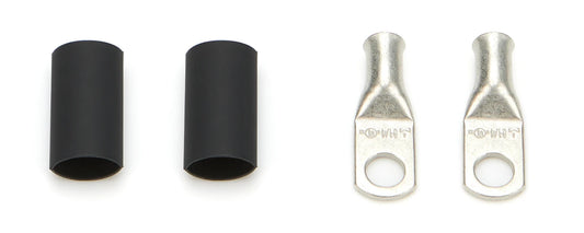 QuickCar Power Ring 8 AWG 1/4in Hole Pair w/Heat Shrink
