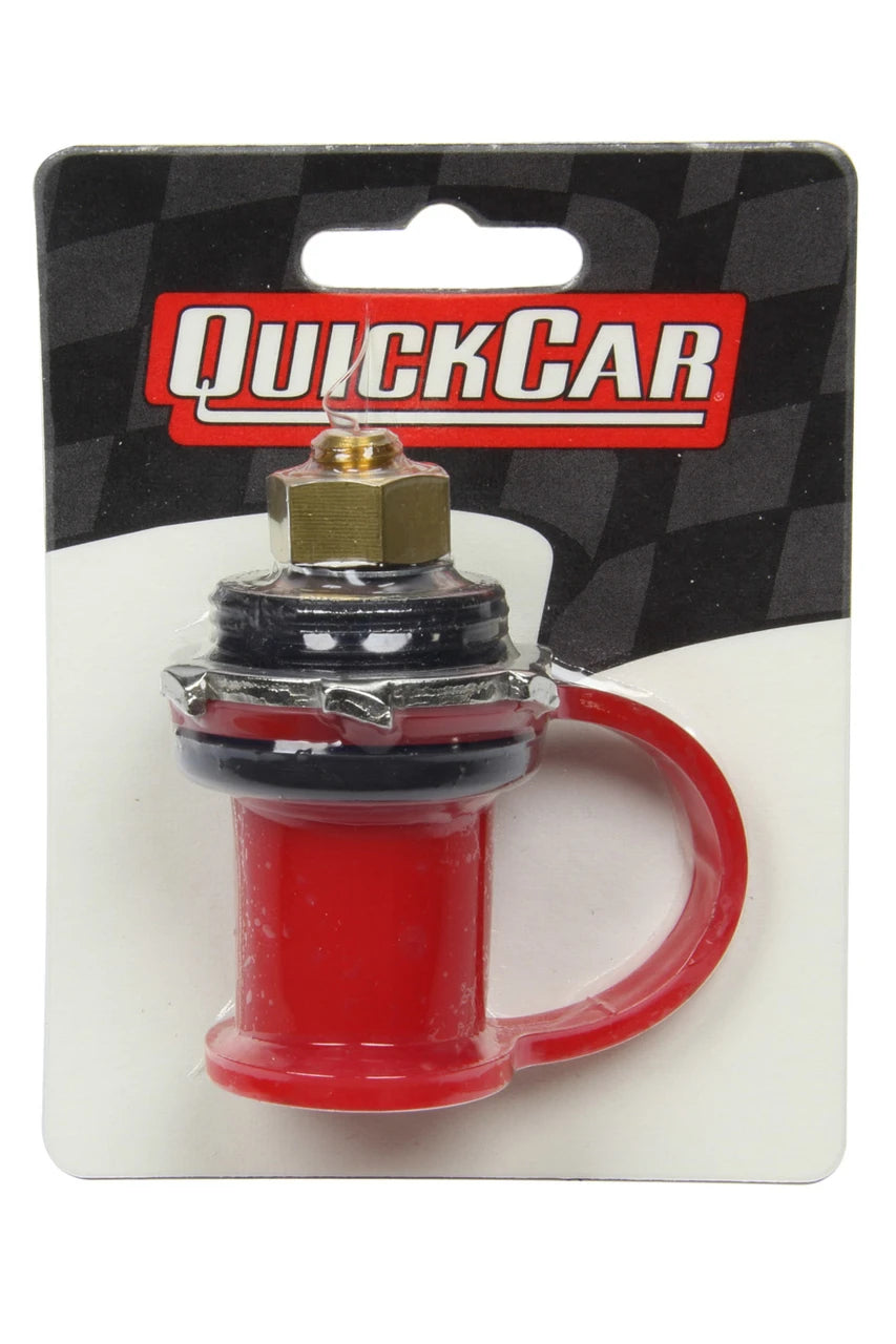QuickCar Red Battery Charging Post