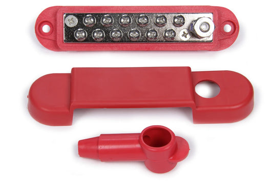 QuickCar Red Terminal Buss Bar w/Covers