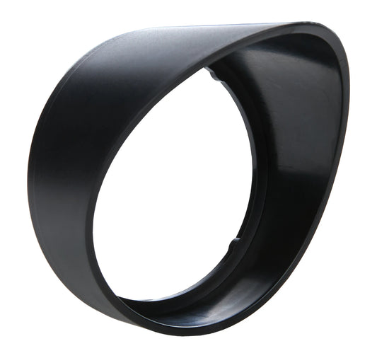 QuickCar Gauge Visor - Fits 2-5/8" Gauges, Black, each