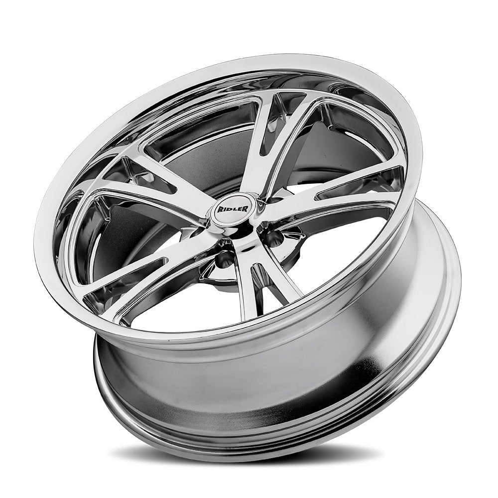Ridler Wheels 606 20x10 5x120.65 0mm Chrome Wheel 606-2161C