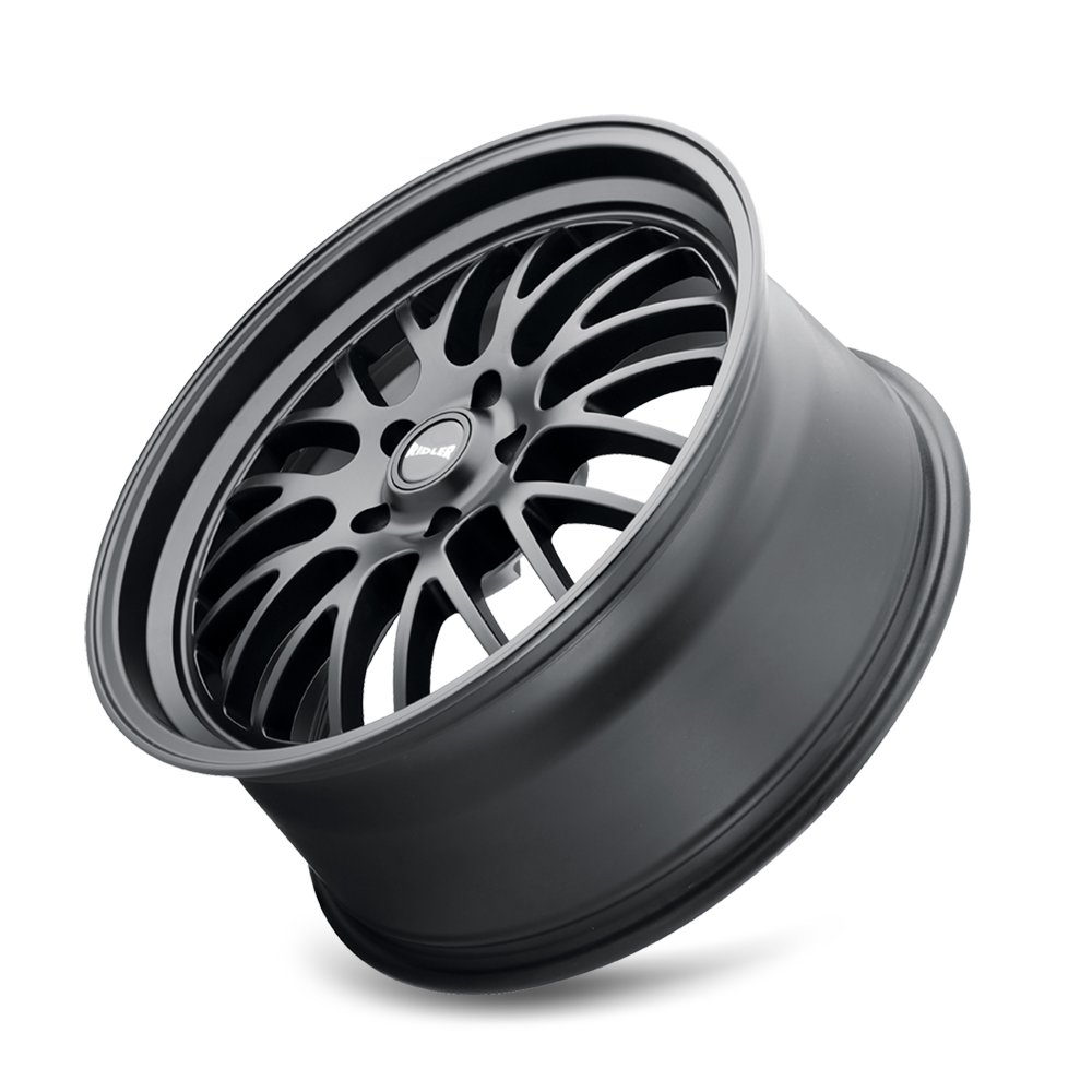 Ridler Wheels 607 18x8 5x120.65 0mm Matte Black Wheel 607-8861MB