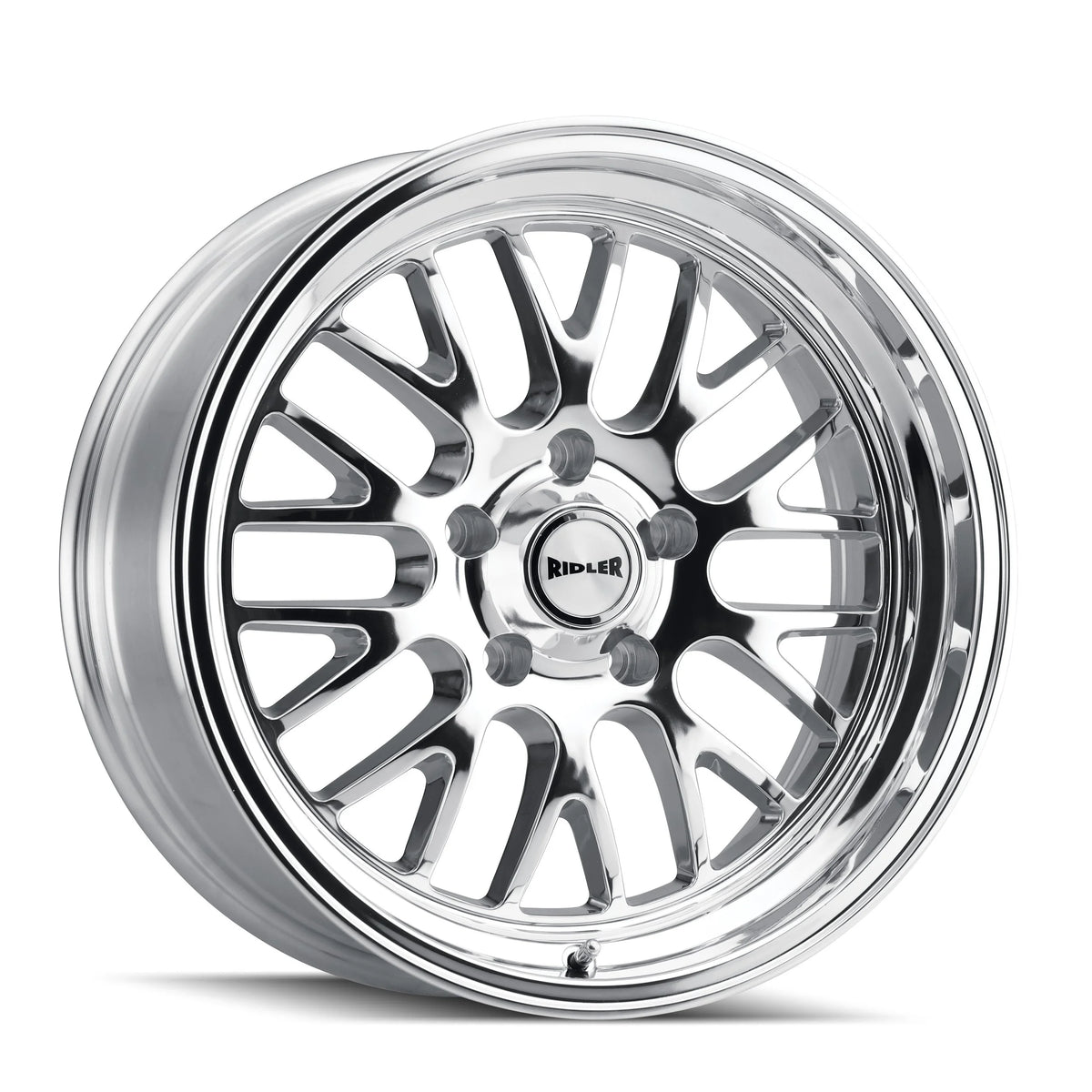 Ridler Wheels 607 18x8 5x120.65 0mm Polished Wheel 607-8861P