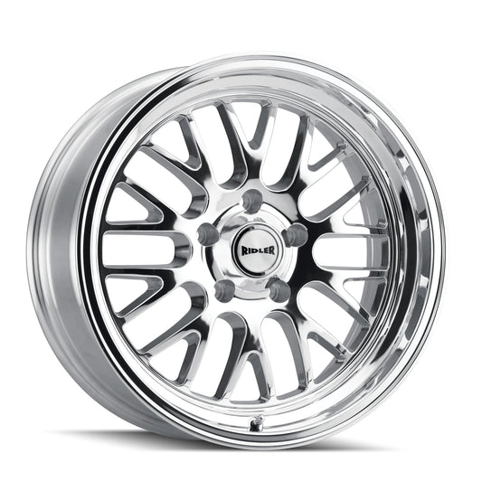 Ridler Wheels 607 20x10 5x120.65 0mm Polished Wheel 607-2161P