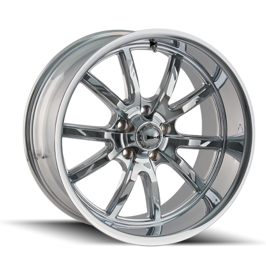 Ridler Wheels 650 17x7 5x120.65 0mm Chrome Wheel 650-7761C