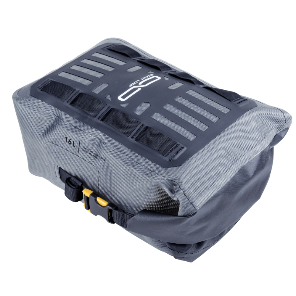 Giant Loop RTL25-G Revelstoke Dry Bag 16L Gray Motorcycle